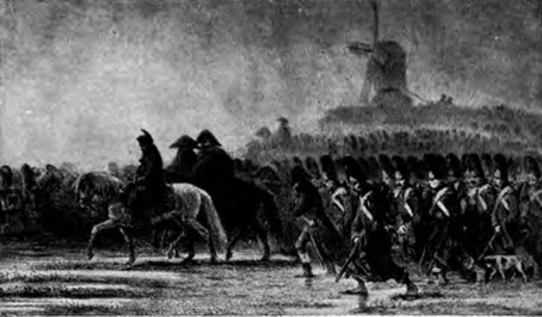 Napoleon Leading His Men
